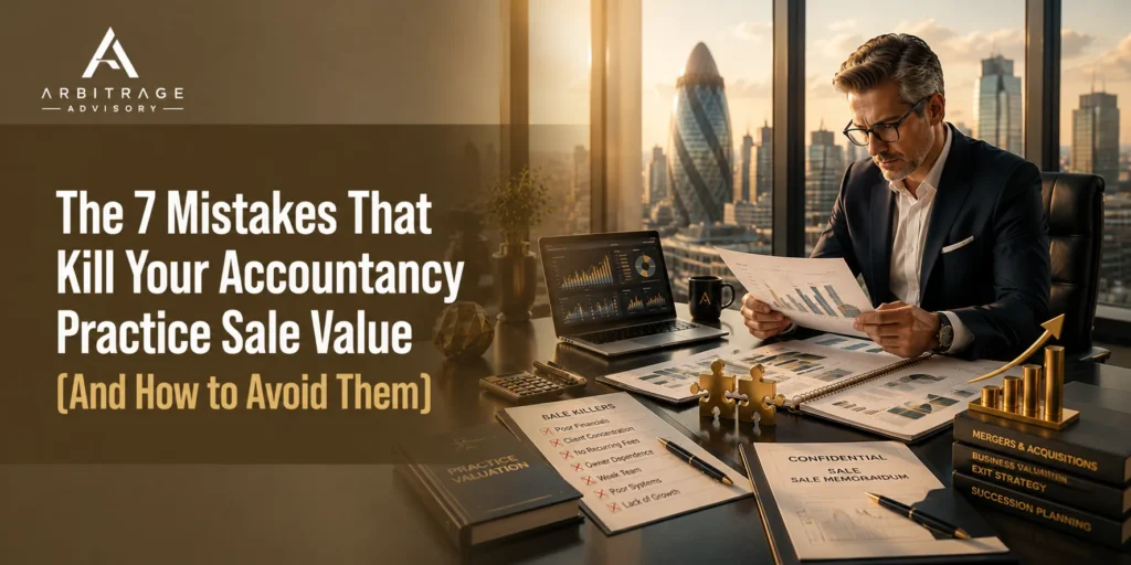 The 7 Mistakes That Kill Your Accountancy Practice Sale Value (And How to Avoid Them) 