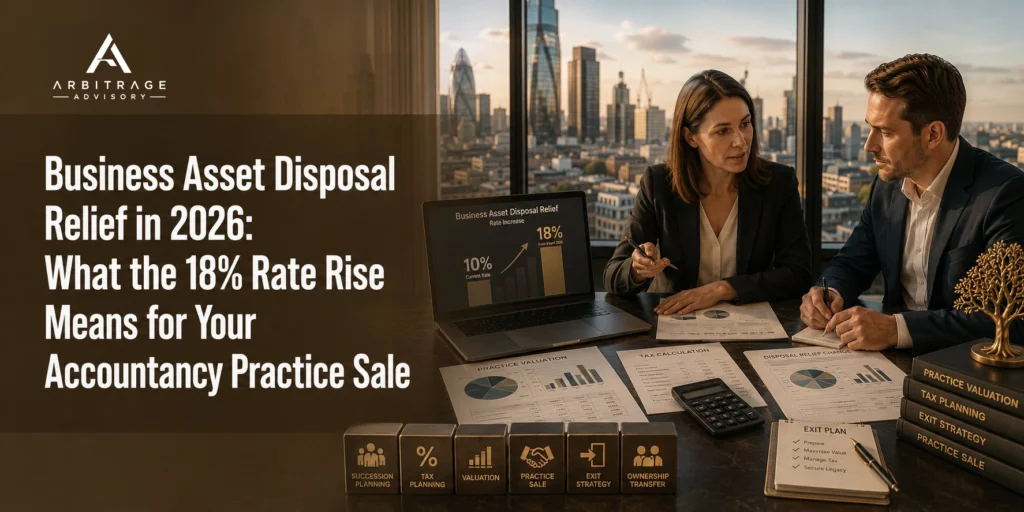 Business Asset Disposal Relief in 2026 What the 18% Rate Rise Means for Your Accountancy Practice Sale 