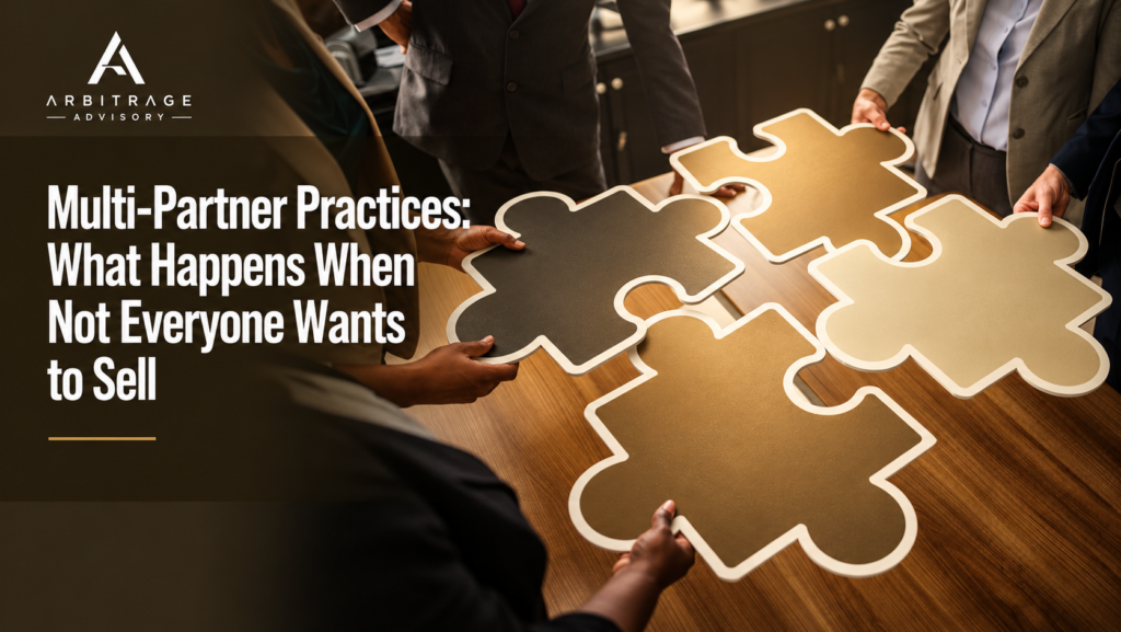 Multi-Partner Practices What Happens When Not Everyone Wants to Sell 